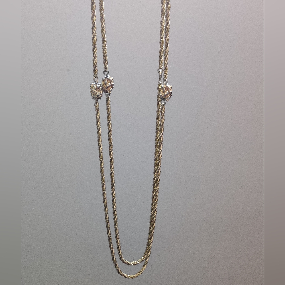 Dior by Grosse 1970 Ultra Long Twist Curb Chain Necklace